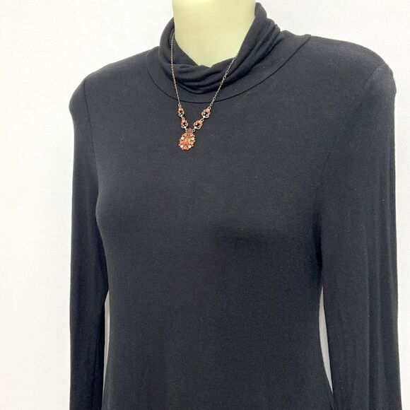 Lulu’s Dress “Sway Girl Sway Black Jersey Swing Dress NWOT Sz Sm Lots of… - Picture 2 of 7